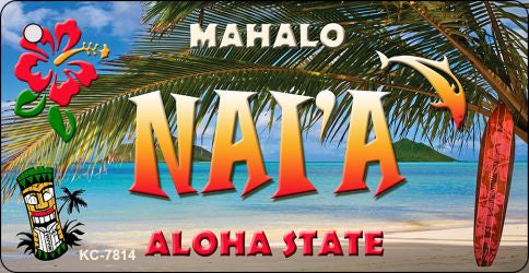 Nai'a Tiki Novelty Metal Key Chain KC-7814