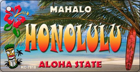 Honolulu Tiki Novelty Metal Key Chain KC-7818
