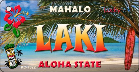 Laki Tiki Novelty Metal Key Chain KC-7822