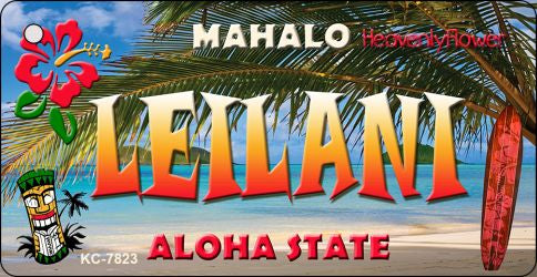 Leilani Tiki Novelty Metal Key Chain KC-7823