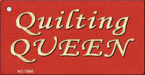 Quilting Queen Novelty Aluminum Key Chain KC-7866