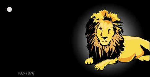 Lion Offset Novelty Aluminum Key Chain KC-7876