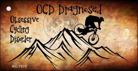 OCD Diagnosed Novelty Aluminum Key Chain KC-7970