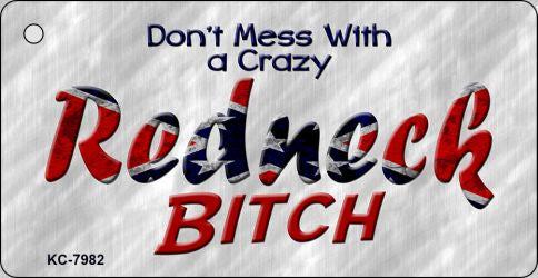 Dont Mess With Crazy Novelty Aluminum Key Chain KC-7982