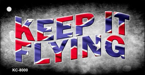 Keep It Flying Gray Novelty Aluminum Key Chain KC-8000