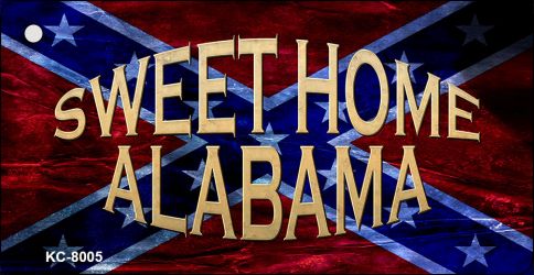 Sweet Home Alabama Novelty Aluminum Key Chain KC-8005