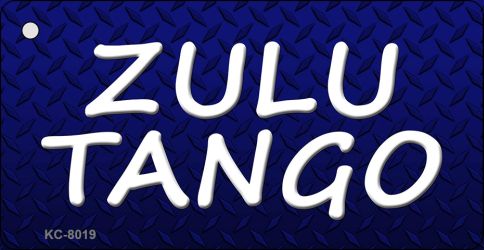 Zulu Tango Novelty Aluminum Key Chain KC-8019