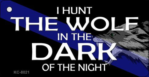 Hunt The Wolf Novelty Aluminum Key Chain KC-8021