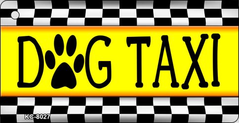 Dog Taxi Novelty Metal Key Chain KC-8027