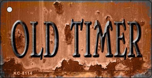 Old Timer Novelty Metal Key Chain KC-8114