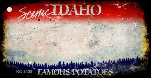Idaho Rusty Blank Key Chain KC-8129