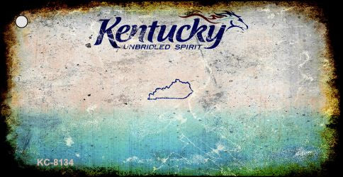 Kentucky Rusty Blank Key Chain KC-8134