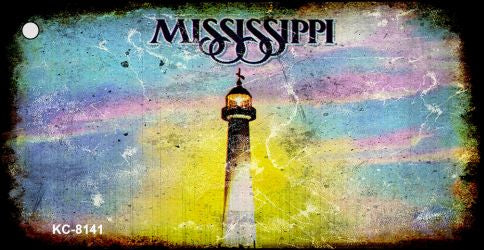 Mississippi Rusty Blank Key Chain KC-8141