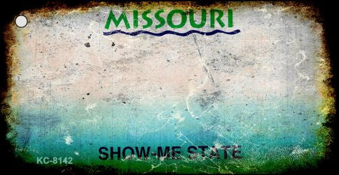 Missouri Rusty Blank Key Chain KC-8142