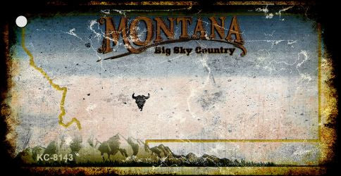 Montana Rusty Blank Key Chain KC-8143