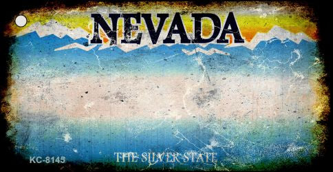 Nevada Rusty Blank Key Chain KC-8145