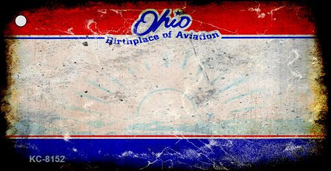 Ohio Rusty Blank Key Chain KC-8152