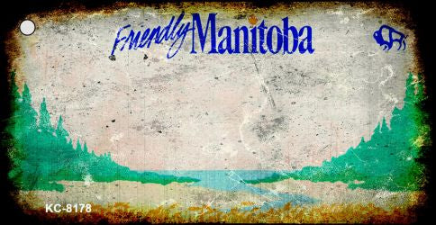 Manitoba Rusty Blank Key Chain KC-8178