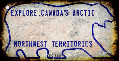 Northwest Territory Rusty Blank Key Chain KC-8180