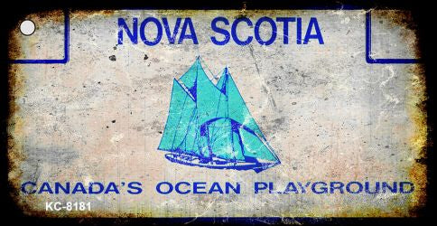 Nova Scotia Rusty Blank Key Chain KC-8181