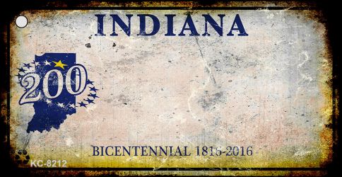 Indiana Rusty Blank Key Chain KC-8212