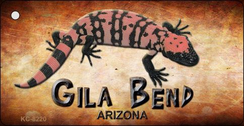 Gila Bend Arizona Novelty Aluminum Key Chain KC-8220