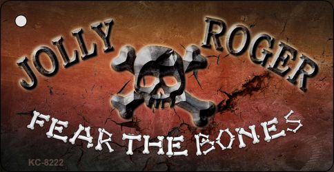 Fear The Bones Novelty Aluminum Key Chain KC-8222