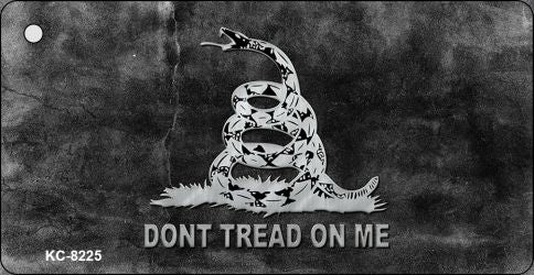 Dont Tread On Me Black Novelty Aluminum Key Chain KC-8225