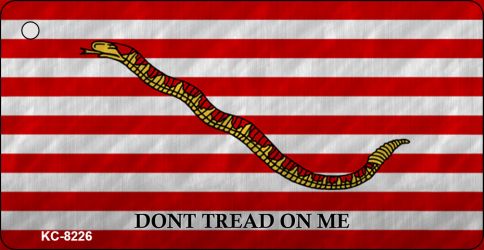 Dont Tread On Me Culpeper Novelty Aluminum Key Chain KC-8226