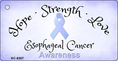 Esophageal Cancer Novelty Metal Key Chain KC-8307