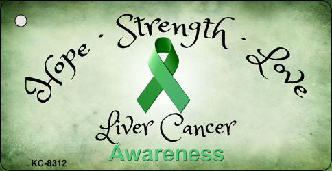 Liver Cancer Novelty Metal Key Chain KC-8312