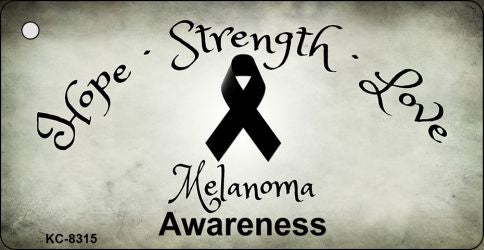 Melanoma Cancer Novelty Metal Key Chain KC-8315