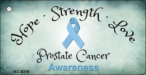 Prostate Cancer Novelty Metal Key Chain KC-8319