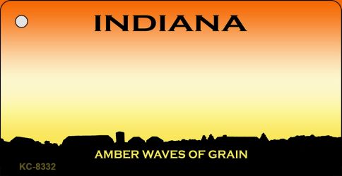 Indiana Novelty Metal Key Chain KC-8332