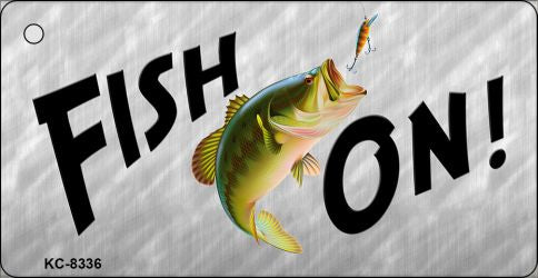 Fish On Novelty Metal Key Chain KC-8336