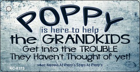 Poppy Is Here To Help Novelty Metal Key Chain KC-8373
