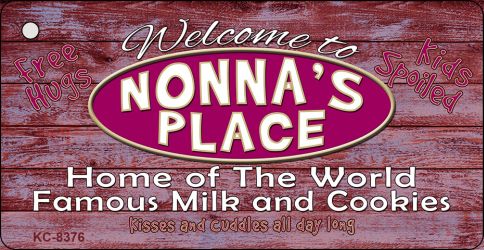 Nonnas Place Novelty Metal Key Chain KC-8376