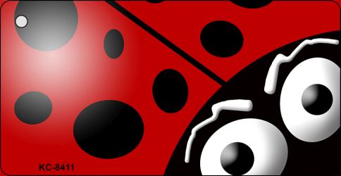 Lady Bug Novelty Metal Key Chain KC-8411
