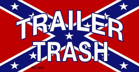 Trailer Trash Novelty Aluminum Key Chain KC-841