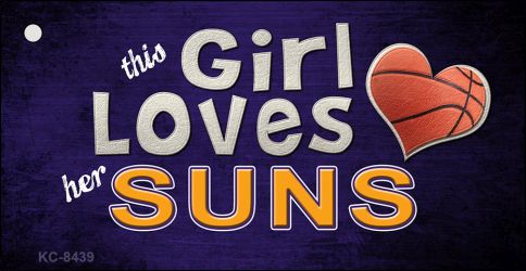 This Girl Loves Her Suns Novelty Metal Key Chain KC-8439