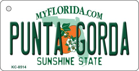 Punta Gorda Florida Novelty Metal Key Chain KC-8514