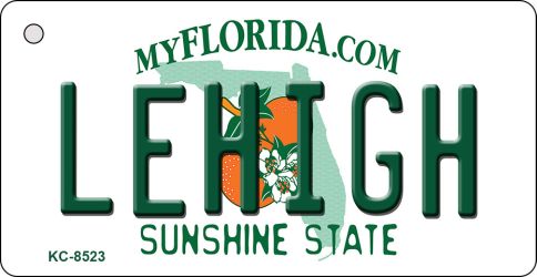Lehigh FL Novelty Metal Key Chain KC-8523