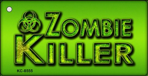 Zombie Killer Novelty Metal Key Chain KC-8555