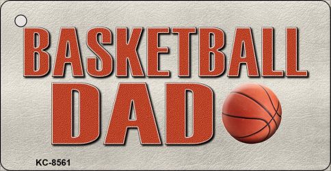 Basketball Dad Novelty Metal Key Chain KC-8561