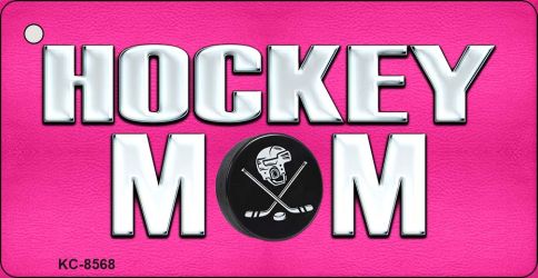 Hockey Mom Novelty Metal Key Chain KC-8568