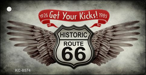 Get Your Kicks Novelty Metal Key Chain KC-8574