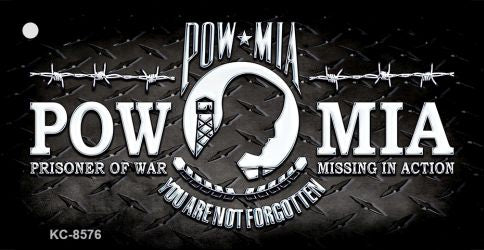 POW MIA Novelty Metal Key Chain KC-8576