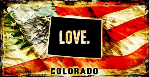 Colorado Love Novelty Metal Key Chain KC-8592