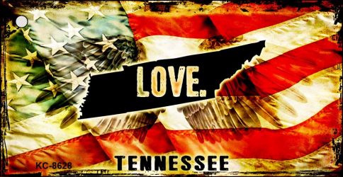 Tennessee Love Novelty Metal Key Chain KC-8628