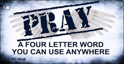 Prayer Novelty Metal Key Chain KC-8648